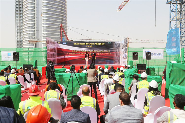 活动现场。中建埃及分公司供图